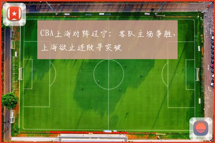 CBA上海对阵辽宁:客队主场争胜,上海欲止连败寻突破